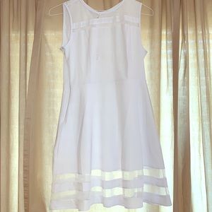 White Cocktail Dress M
